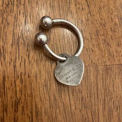 Tiffany & Co Sterling Silver Key Chain 