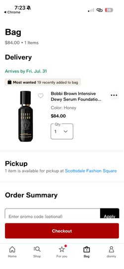 Bobby brown intensive serum foundation