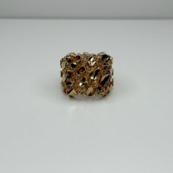 10k Gold Nugget Ring