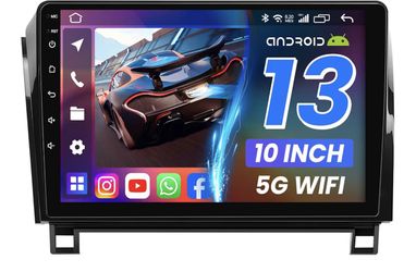 Car Radio Stereo Upgrade for Toyota Tundra 2007-2013, Touch Screen Head Unit Replacement with Wireless CarPlay Android Auto, GPS Navigation Bluetooth,