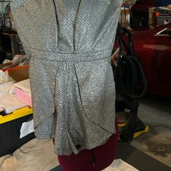 Metallic Romper 
