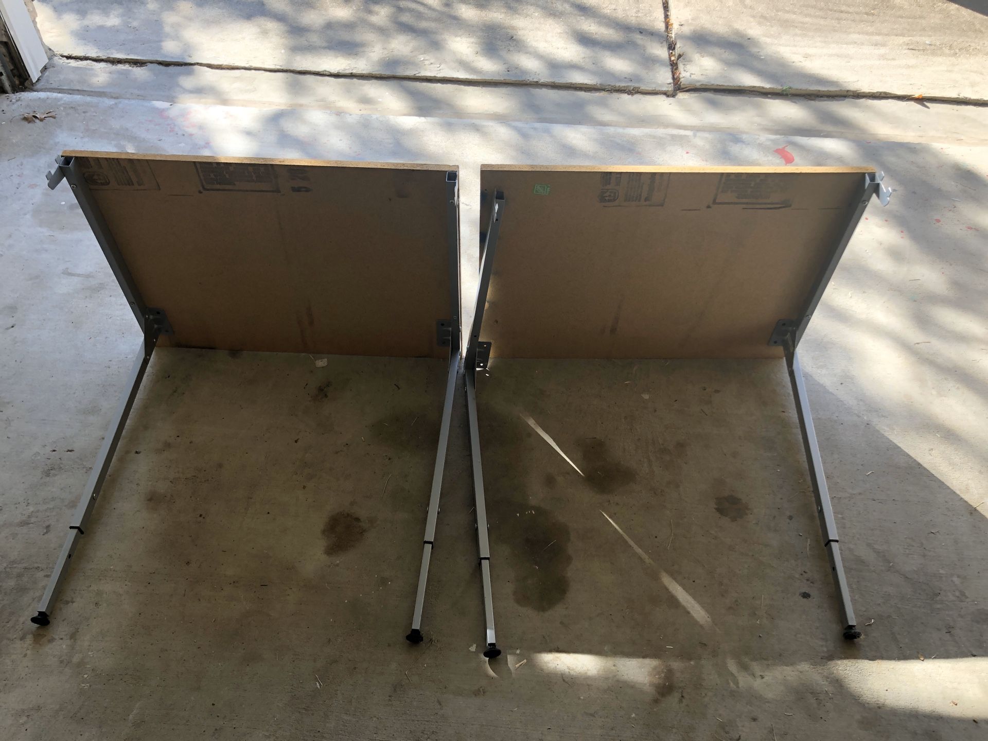 STILL AVAILABLE IKEA Antonius Shelving system and Desk (Discontinued system Similar to ALGOT