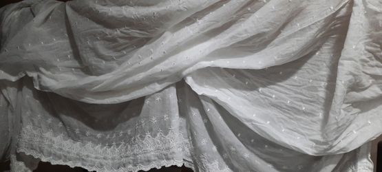 Shabby Chic Roman Curtain