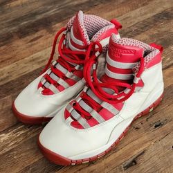 Jordan 10s. Red Steel. Size 5y. 