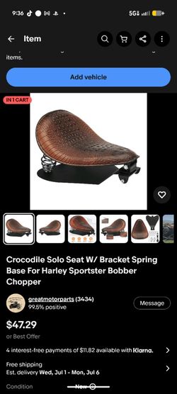 Crocodile seat