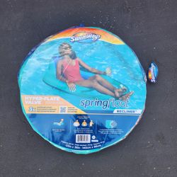 Swinways Spring Pool Float With Recliner 