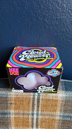 NeeDoh Cloud Pleaser Soft Doh Squish Purple Tactile Squeeze Toy Age 3+