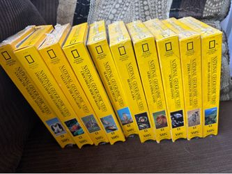 National Geographic VHS tapes