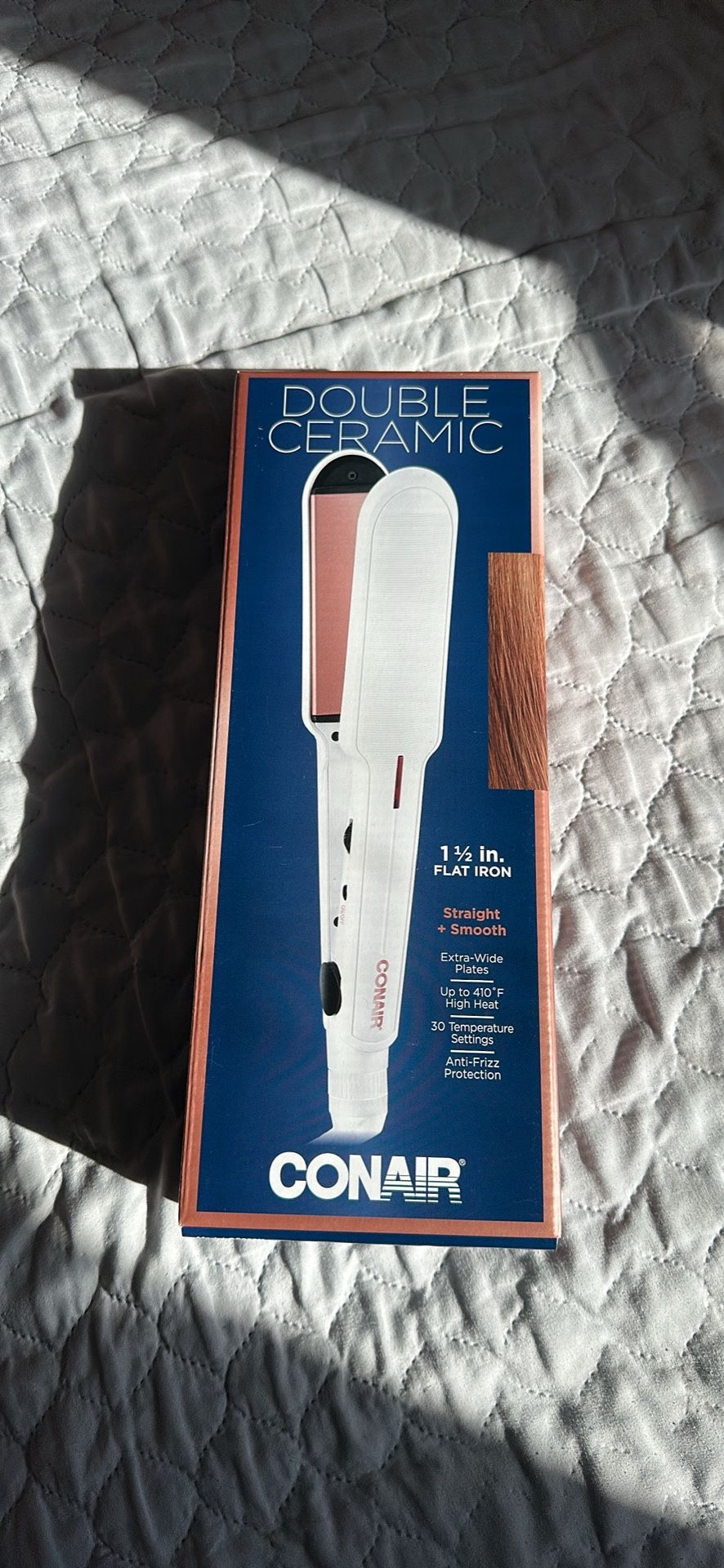 Conair double ceramic 1 1/2 inch flat iron