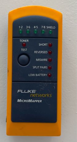 New FLUKE networks Wire Map Tester