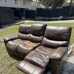 Leather Recliner 