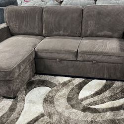 Brown Sectional Sleeper 
