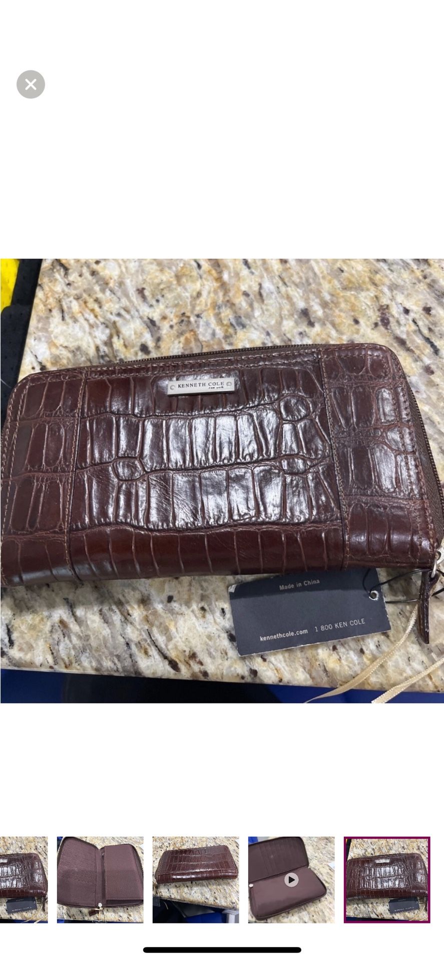 Kenneth Cole Croc Wallet