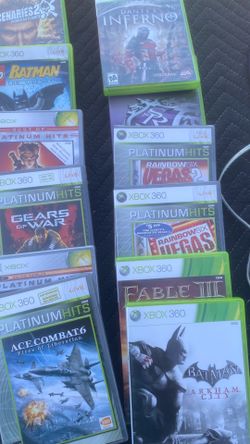 17 games Xbox 360 $70