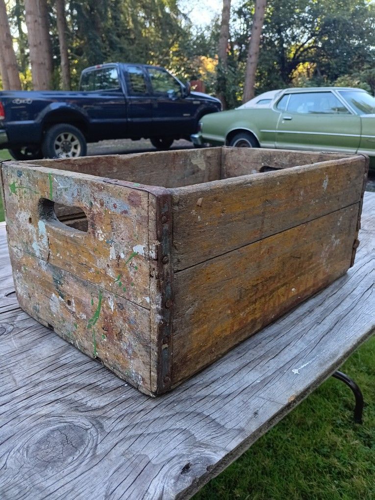 Vintage Coke-Cola Wood Crate