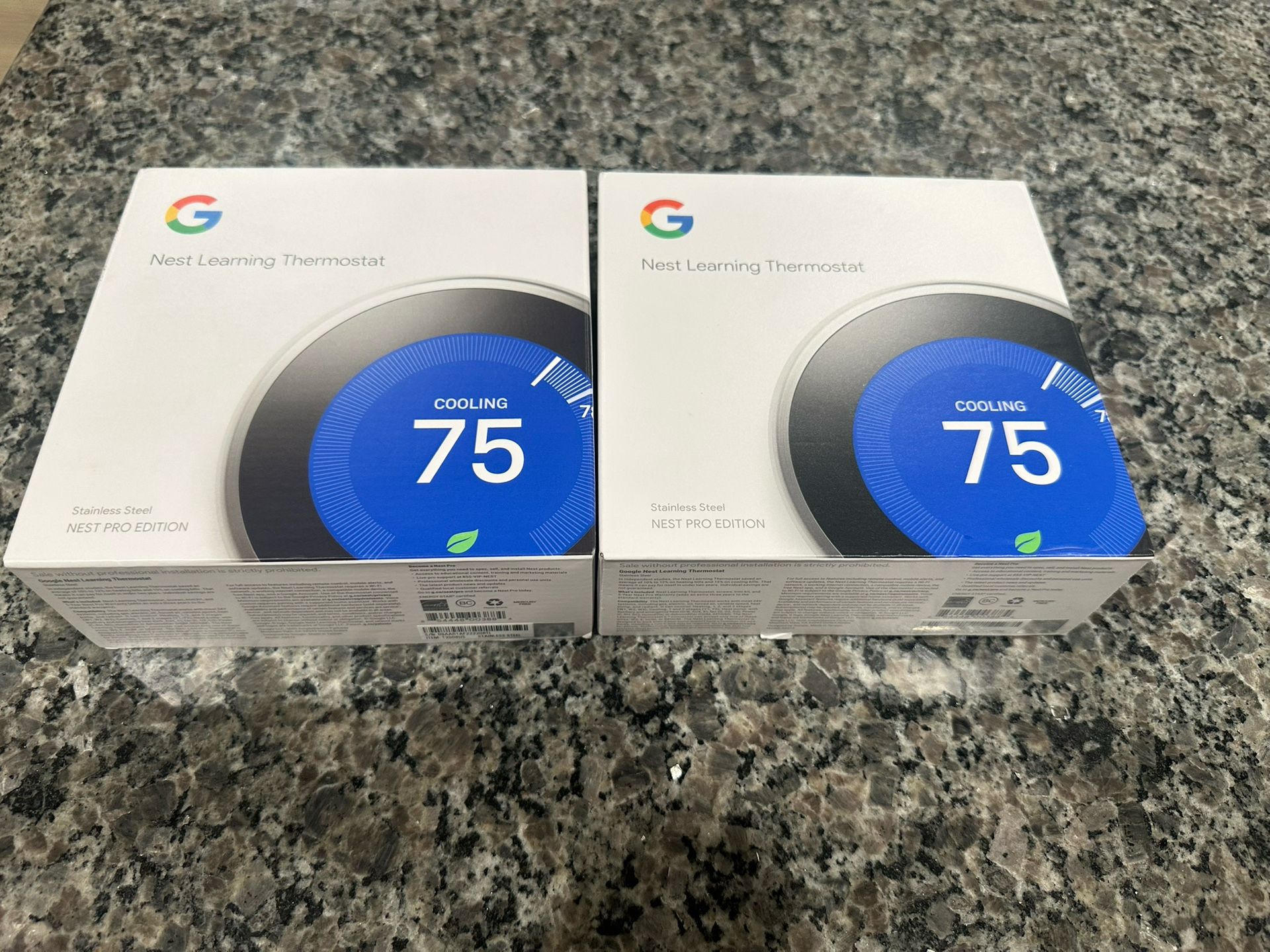 Google Nest Thermostat. $115 Each.