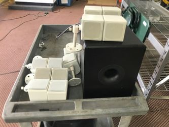 Subwoofer and 6 speakers