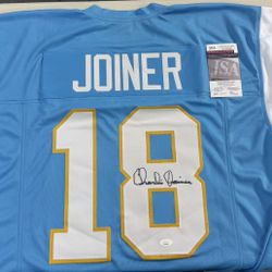 CHARGERS AUTOGRAPHED “CHARLIE JOINER” JERSEY