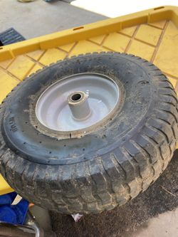 15x6-6 Pneumatic Hand Truck Tire 🛞 & Wheel In Real Good Shape