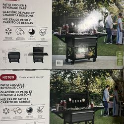 Brand New KETER patio Cooler Beverage Cart