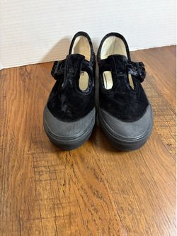 Crushed Velvet Mary Jane Vans W6.5