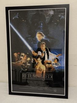 Star Wars Poster Framed
