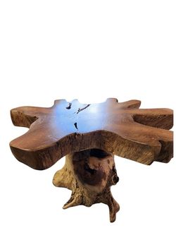 Teakroot Solid Wood End Side Coffee Table 