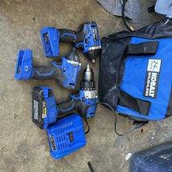 Kobalt 24v Drill Set