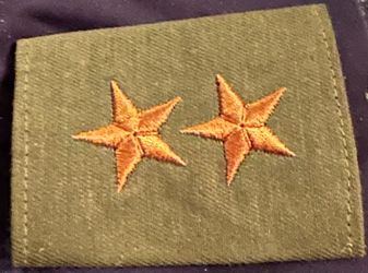 U.S. Army Major General Rank Insignia Patch U.S. Military