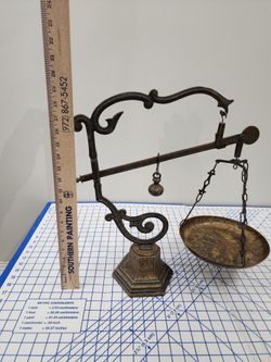Vintage Brass Balance Scale MDXL Rare Find Made in Italy