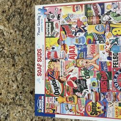 Soap Suds Puzzle White Mountain- 1000 Pieces 