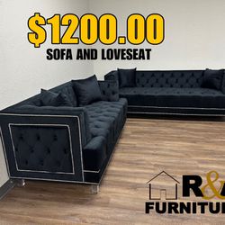 Sofa And Loveseat Set