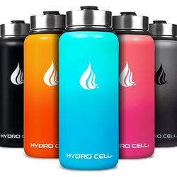 Stainless Steel Insulated Water Bottle with Straw