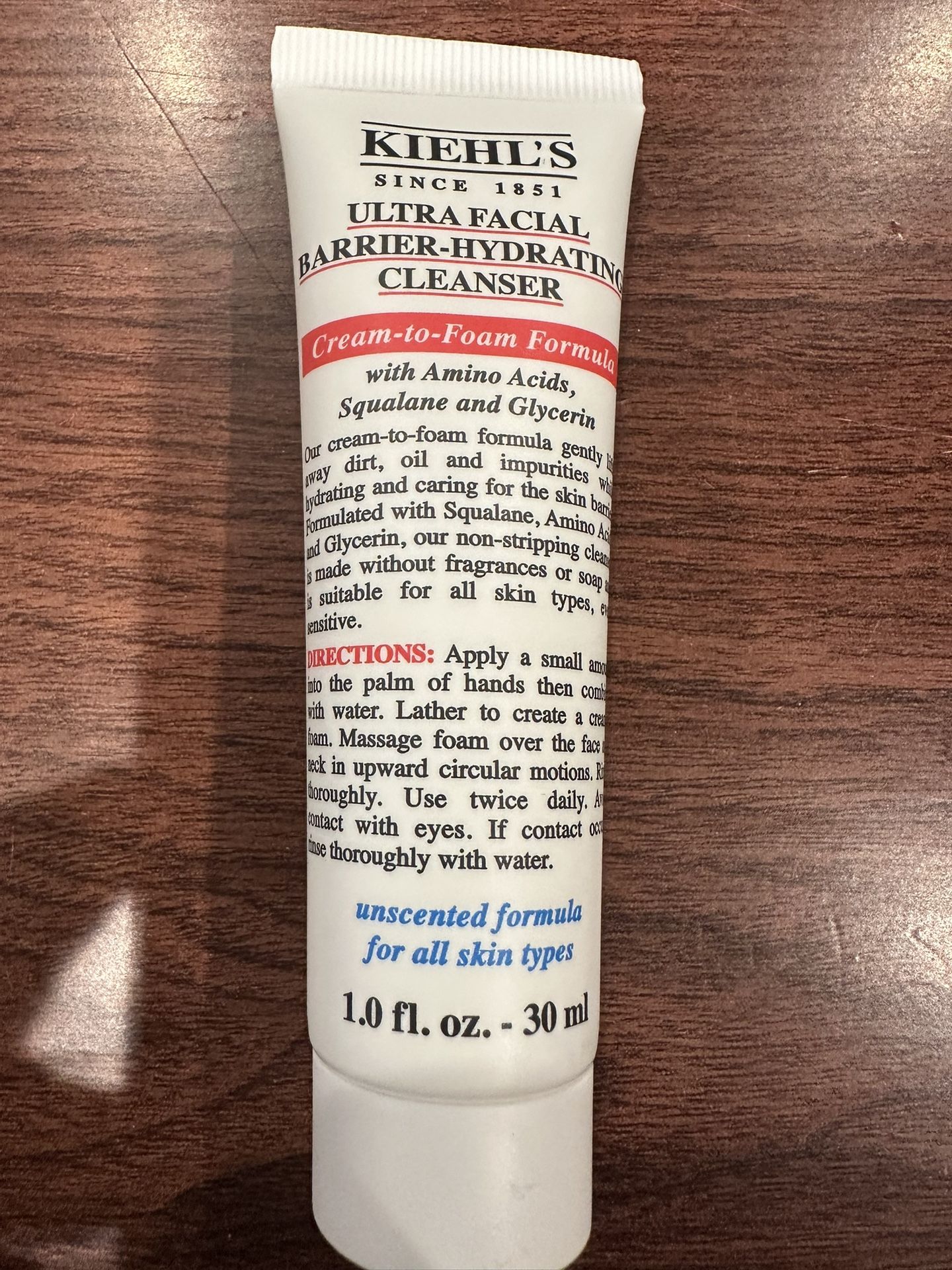 New Kiehl’s Ultra Facial Hydrating Cleanser 30ml