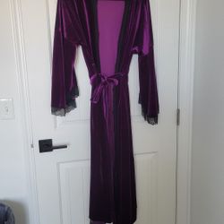 Purple Velvet Robe