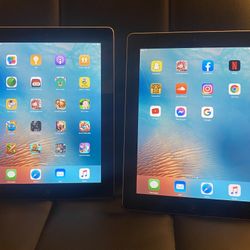 2 Apple iPad Both
