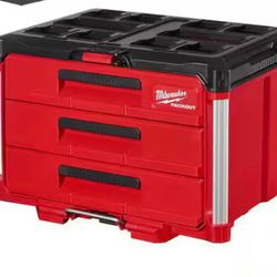 Milwaukee PACKOUT 22 in. Modular 3-Drawer Tool Box with Metal Reinforced Corners