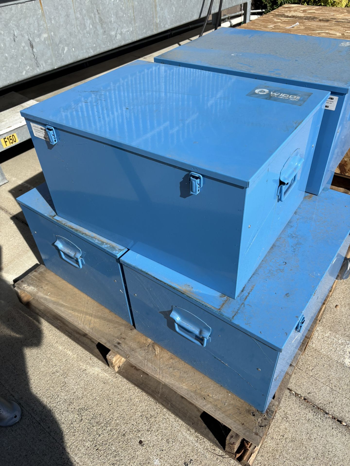 Blue Metal Box Selling Separately 25X19X14