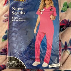 Halloween Costume Nurse Scrubs Size Large