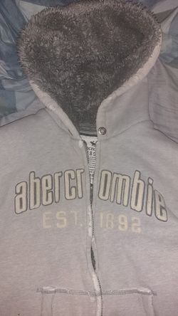 Abercrombie zip up jacket...but the zipper broken