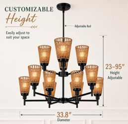 Boho chandelier