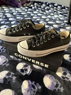 Converse Leather Platforms
