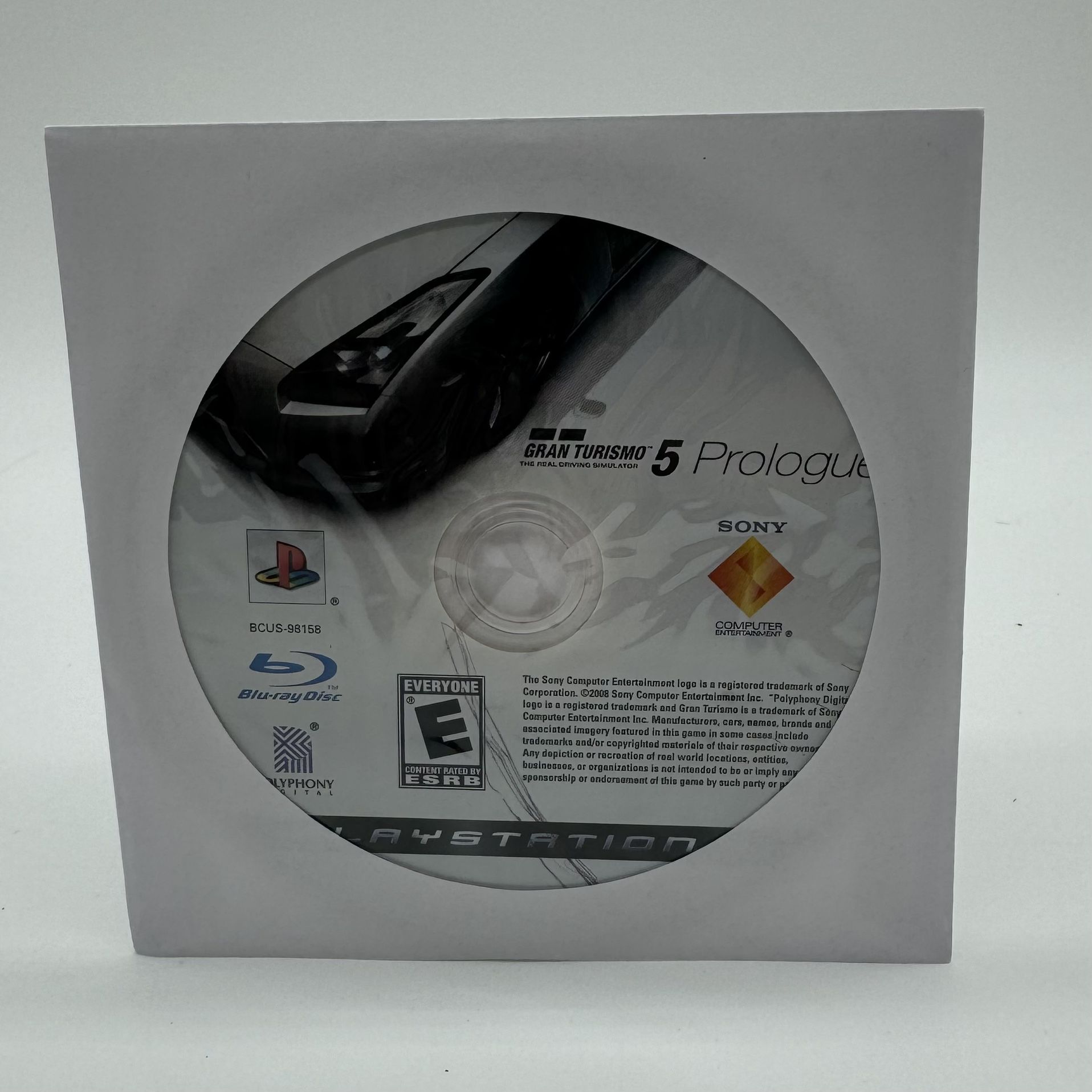 Gran Turismo 5 Prologue (Sony Playstation 3 PS3 2008) Disc Only Tested