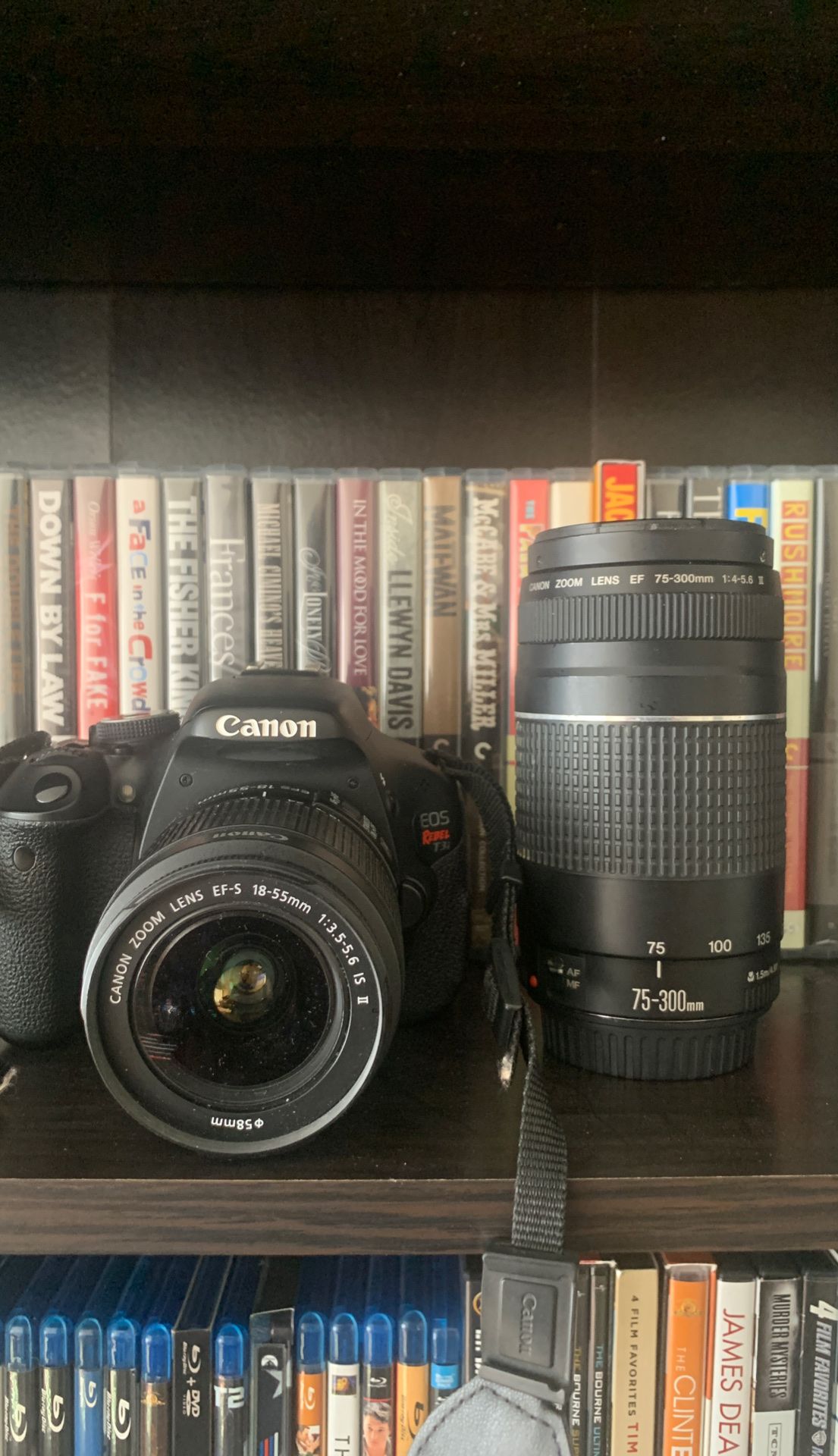 Canon EOS Rebel T3I W/18-35 & 75-300 Zoom Lenses