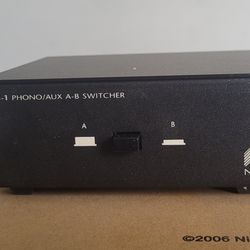 Niles PS-1 Phono/Aux A-B Switcher
