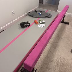 Gymnastics beam & Mat