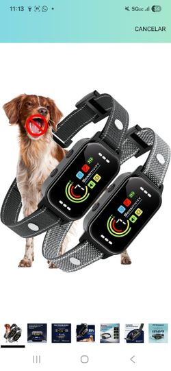 Anti-barking necklace for dogs