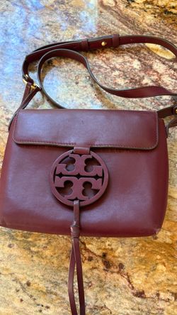 Tory Burch Miller Flap Crossbody / Shoulder Bag - Port