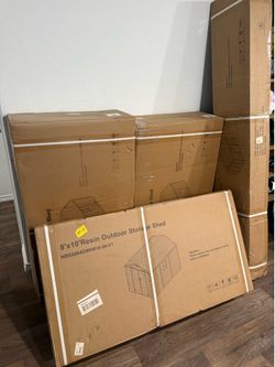 8x10 Resin Shed | Sealed Brand New In Box