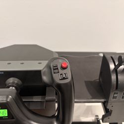 Logitech flight simulator yoke and PLUS throttle